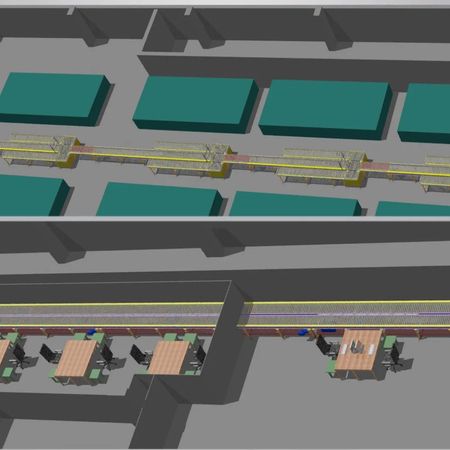 KLT und Kartonfördersystem