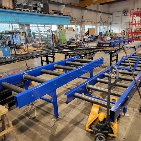 Rollenbahn schwere Ausführung