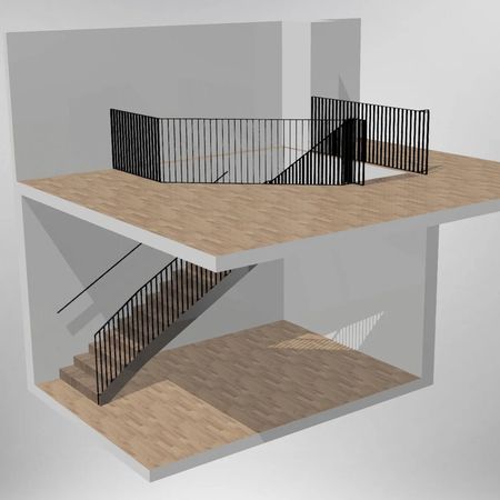 Stahlbau / Metallbau - Treppe