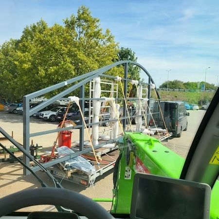 Überdachung Stahlbau